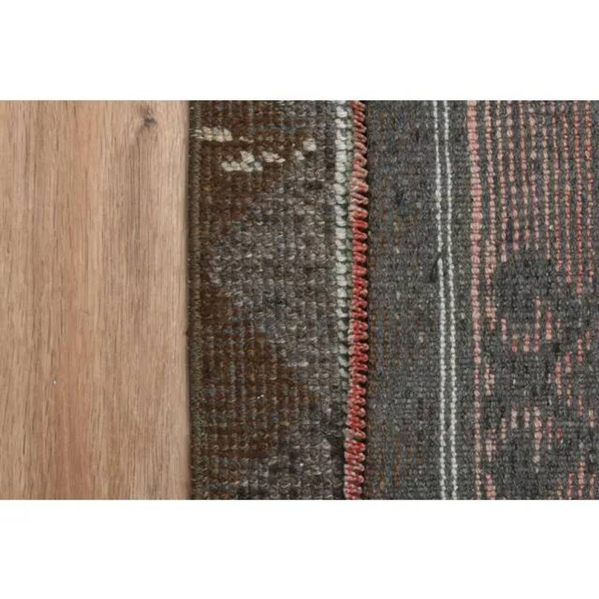 Vintage Turkish Handmade Wool Oushak Runner Rug 121x352