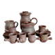 Vallauris stoneware complete coffee service