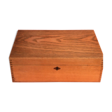 Light oak wooden box