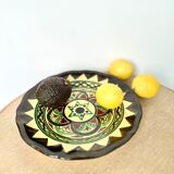 Decorative plate Faïencerie St Jean de Bretagne 1960