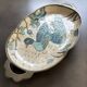 Enameled brass tray