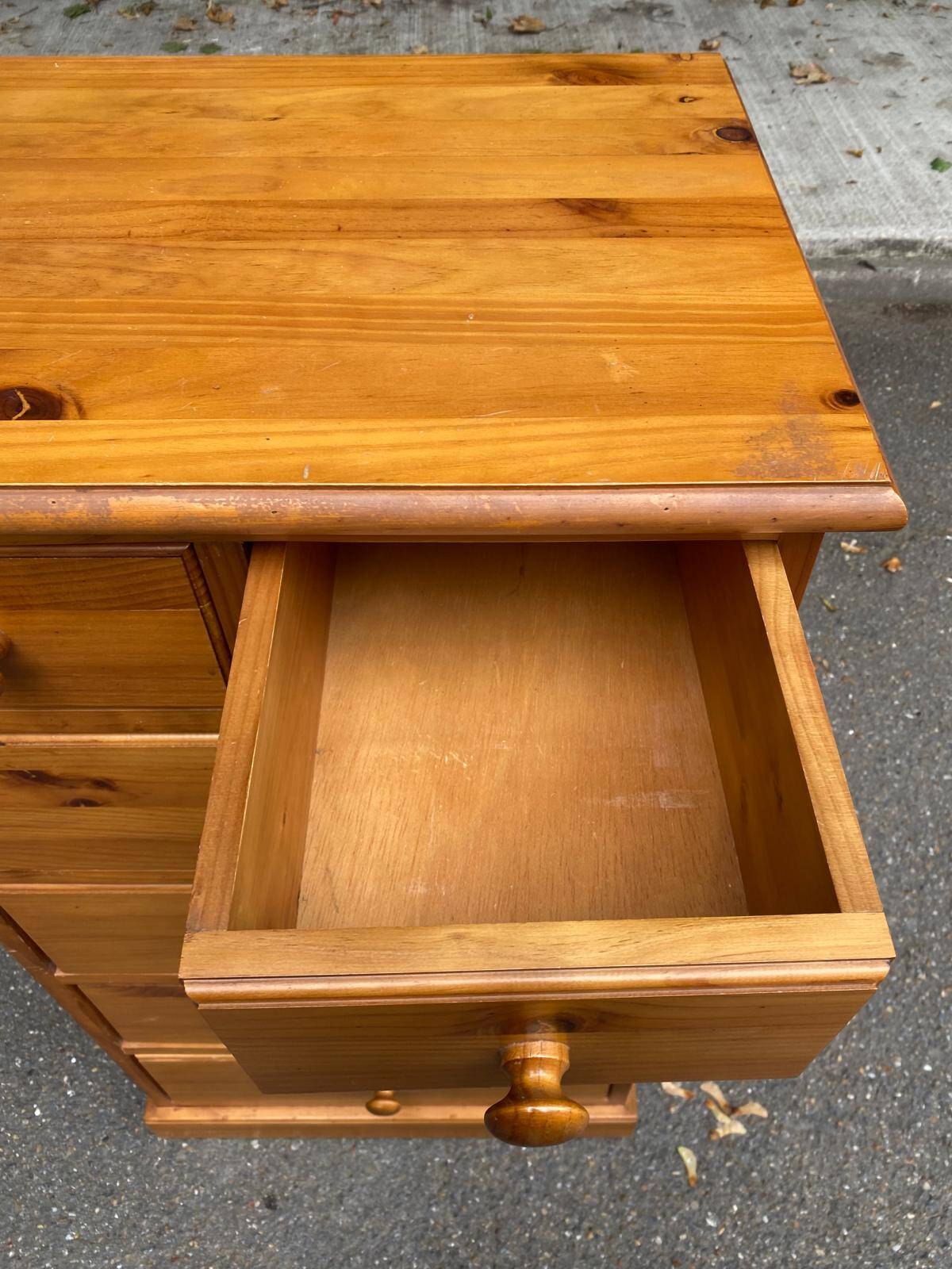 Scandinavian solid wood chest of drawers 1980