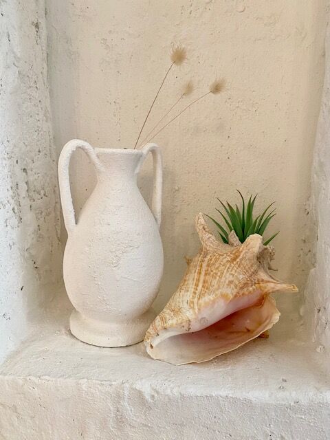 White vase