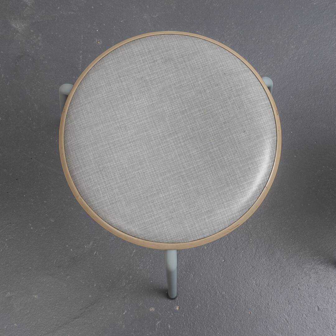 1950s "Werzalit" stool: available 2, Bauhaus Design