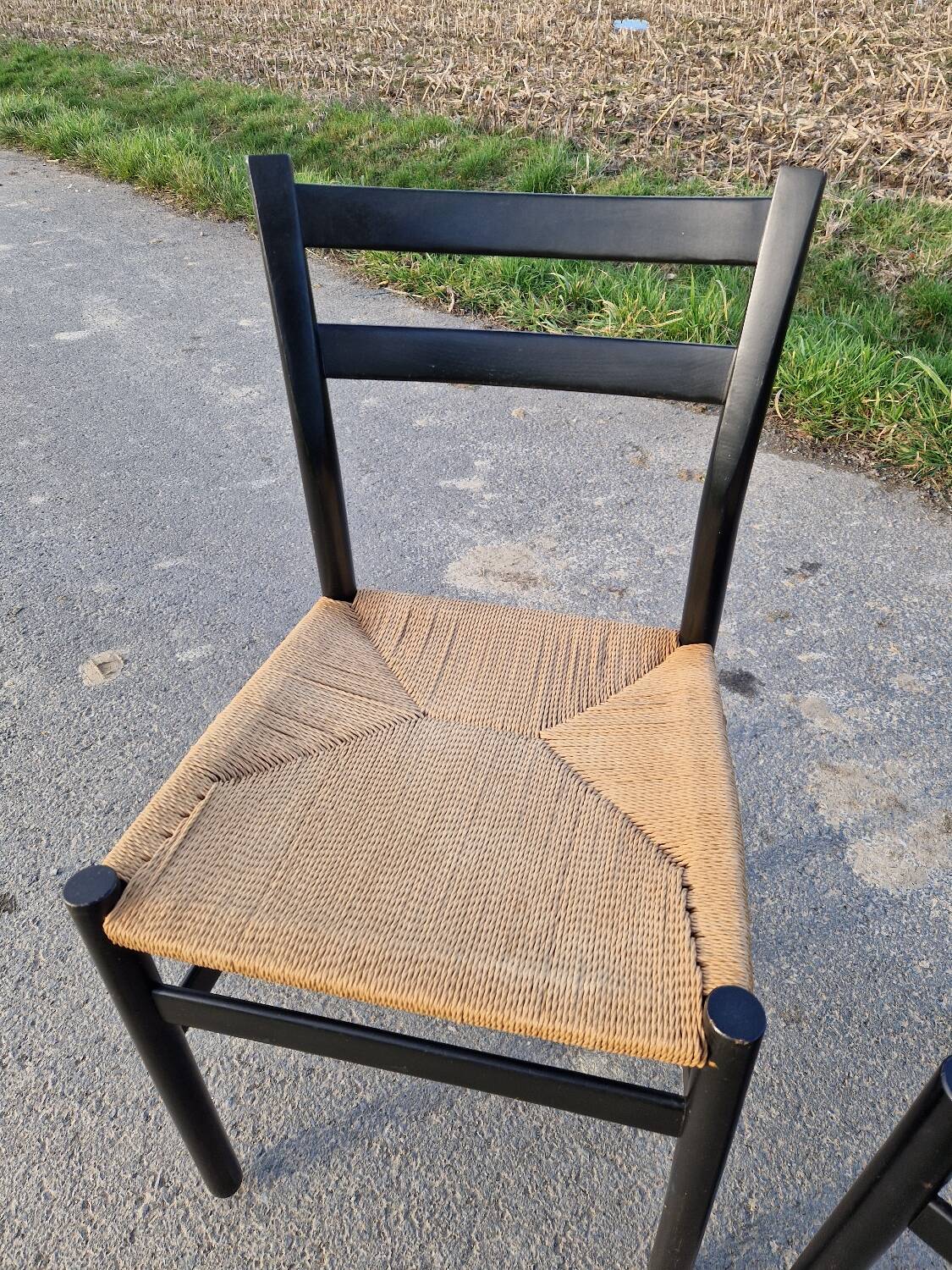 4 chaises Gessef par la manufacture Consorzio Sedie Friuli