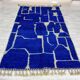 Small handmade wool rug 100 x 200 cm