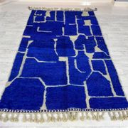 Tapis en laine petit taille fait main 100 x 200 cm