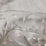 Plateau à compartiments verre et métal doré