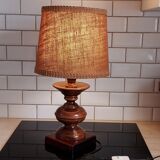 Lampe bois style arts and crafts