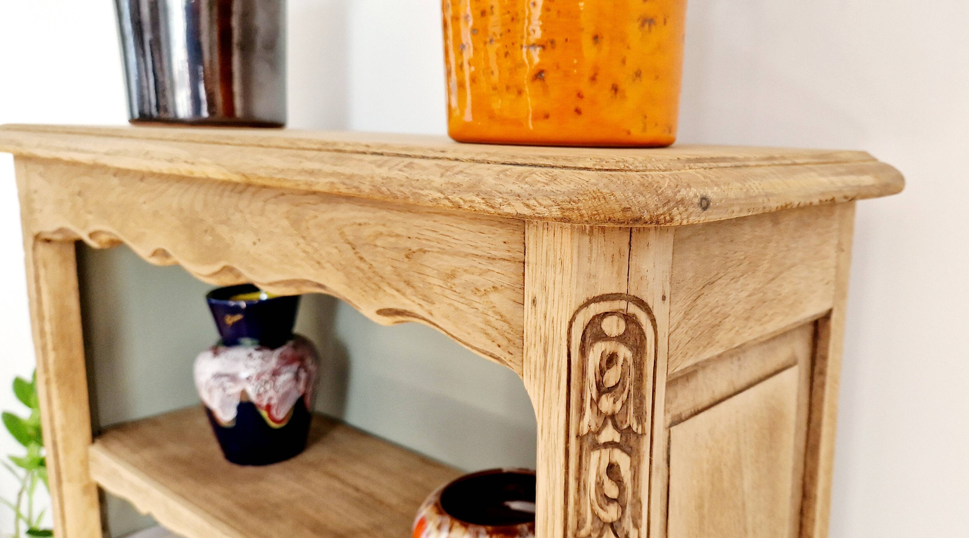 Bibus vintage oak bookcase