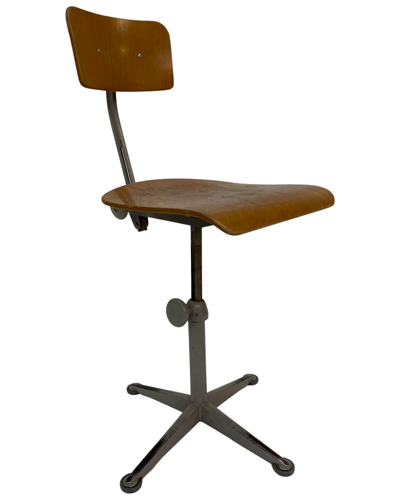 Chaise de travail vintage Friso Kramer d’Ahrend de Cirkel dutch design