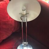 Articulated desk lamp aluminor, chrome and black metal