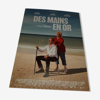 Affiche de cinéma Des mains en or 40x60 cm