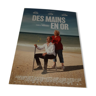 Affiche de cinéma Des mains en or 40x60 cm