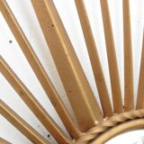 Mirror bulging Sun 85 x 85 cm