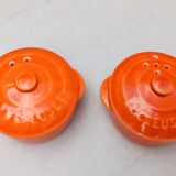 Le Creuset salt and pepper shakers