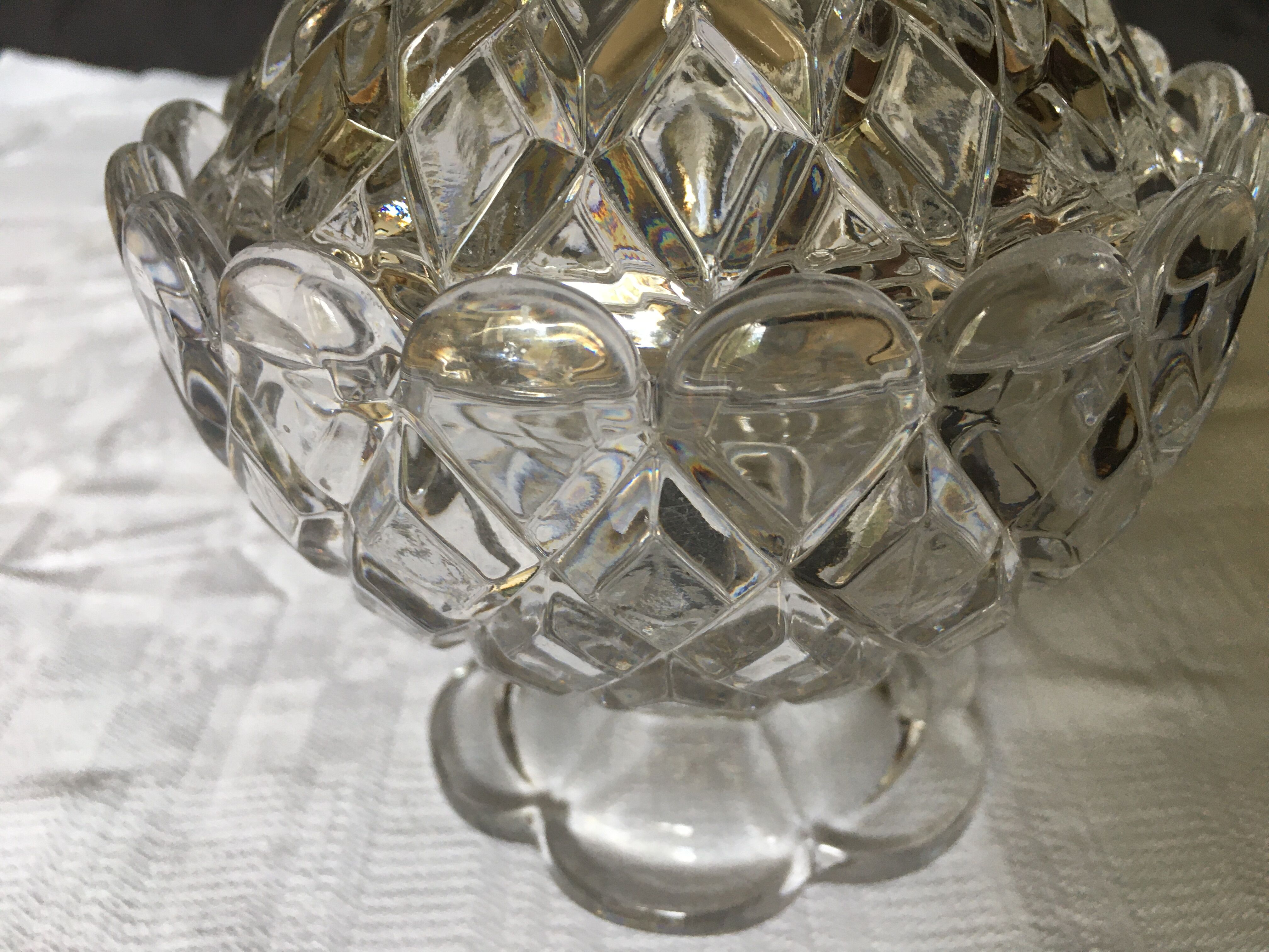 Baccarat cast crystal candy