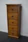Antique dutch ochre drawer cabinet, early 20th century