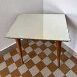 60s mirror coffee table