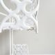 White metal shelf