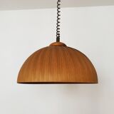 Large Wooden Pendant Lamp