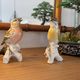 Pair of Karl Ens polychrome porcelain birds from Saxony