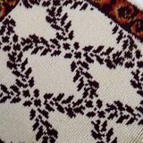 Tapis vintage français Savonnerie fait main en laine – 78 x 148 cm – 1960s