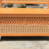 Rattan toy box