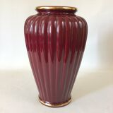 H.36 red ceramic vase