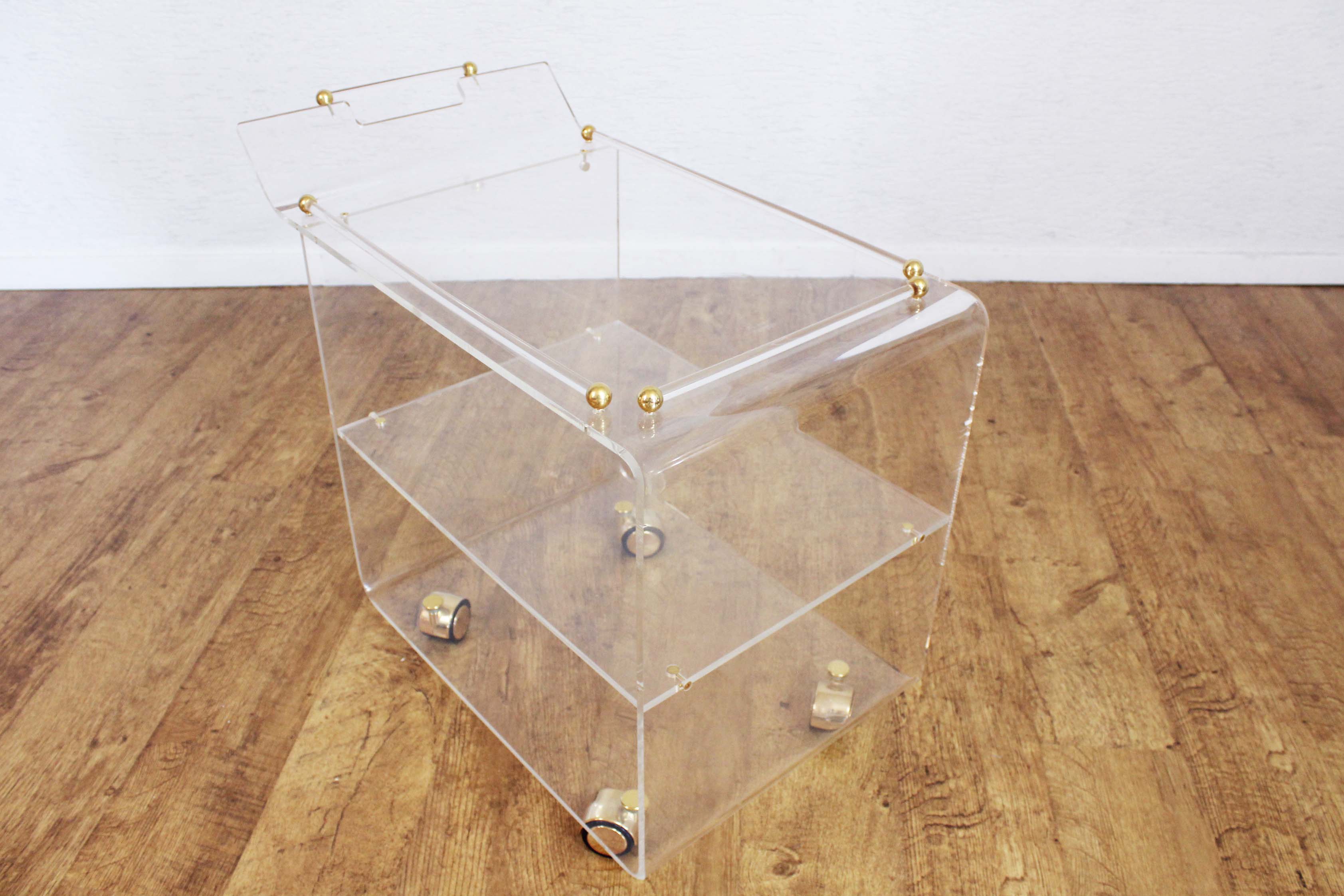 Serving Plexiglas and brass years 70/80