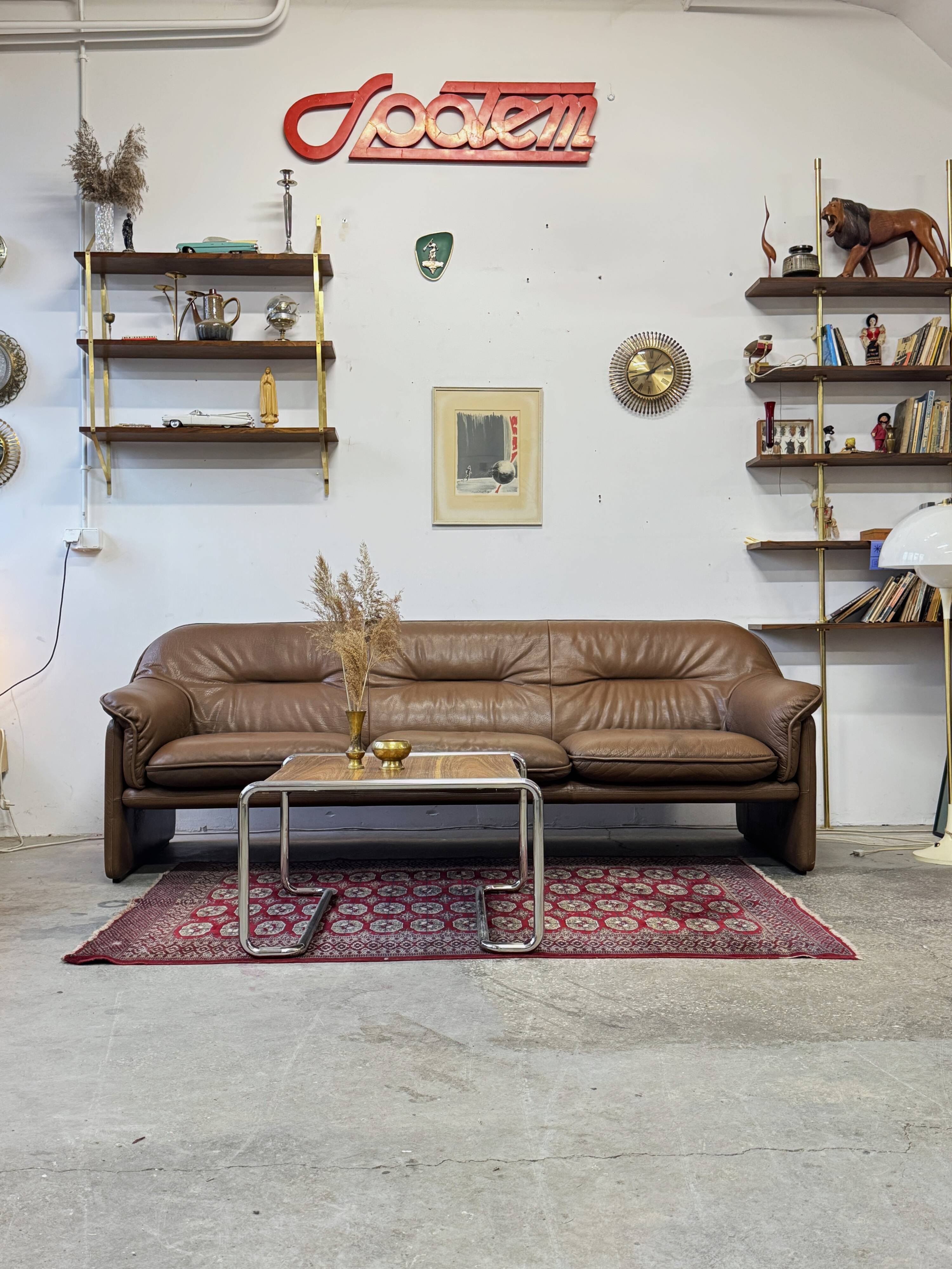 Sofa model DS-16, De Sede, Switzerland, 1960s/1970s, mid-century, vintage