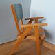 Fauteuil chaise enfant pieds compas