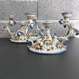 Pair of Italian signed candlesticks