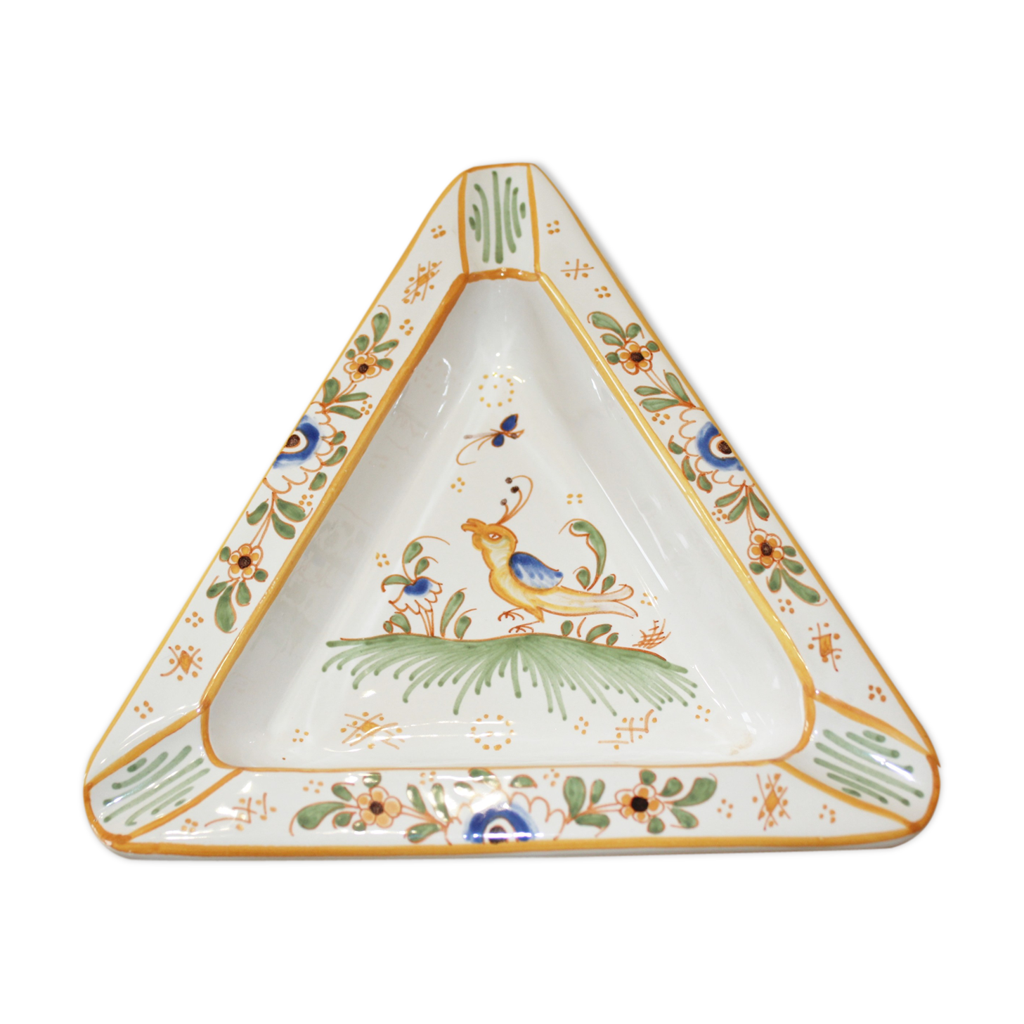 Moustiers earthenware ashtray