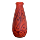 Art Deco glass paste vase