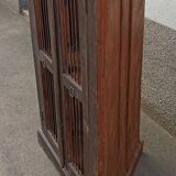 Armoire d'angle ancienne en bois