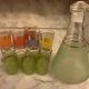 Old carafe + glasses service
