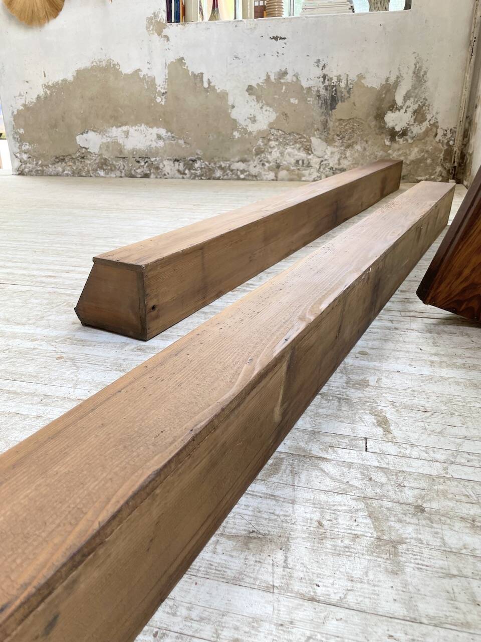 XL wooden wall storage