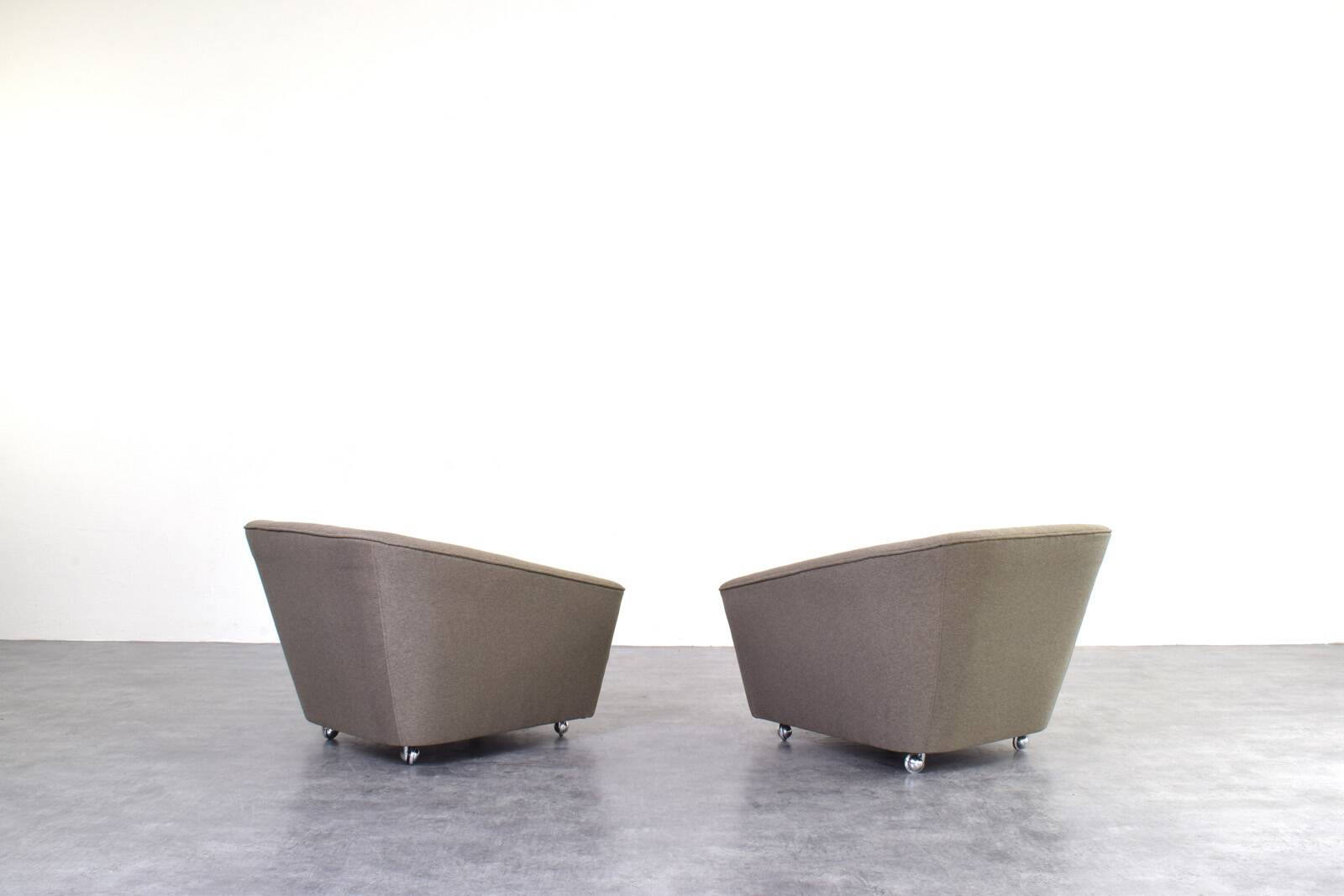 Space-Age German Lounge Chairs, 1960s, Set of 2