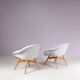 1950s set of 2 easy chairs by Frantisek Jirak, Czech