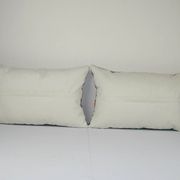 Lot de 2 housses de coussin brodées vintage 41x61 cm