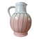 Vintage enamelled ceramic jug - Strelha GDR