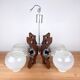 Mid-century Murano glass pendant by Mazzega, 1970s.