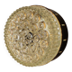 Vintage round glass wall lamp