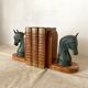 Paire de serre livres tête de cheval