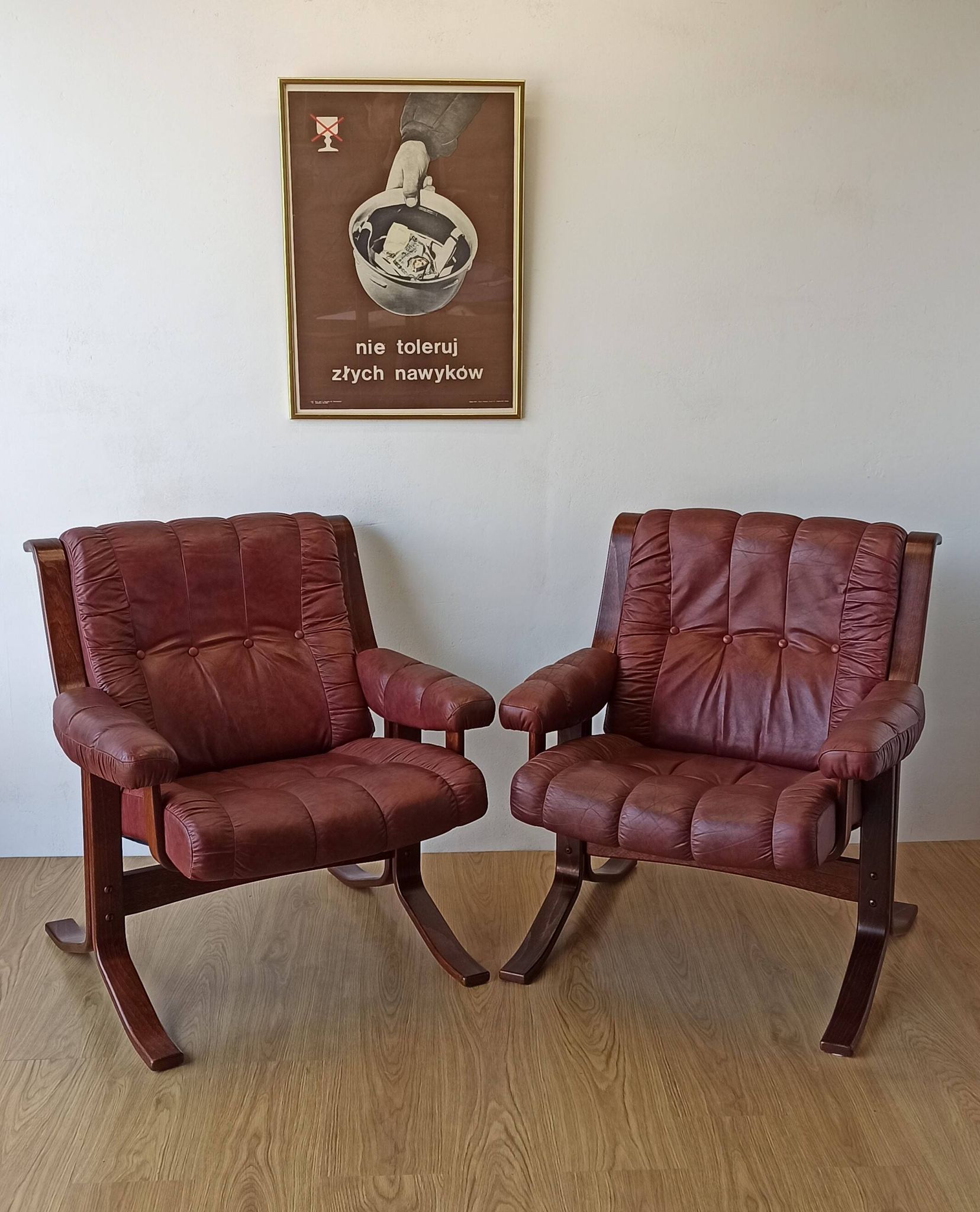 Fauteuil scandinave pour Ekornes vers les années 1970.