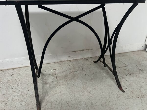 Table de jardin ou véranda en fer de fonte XX siècle