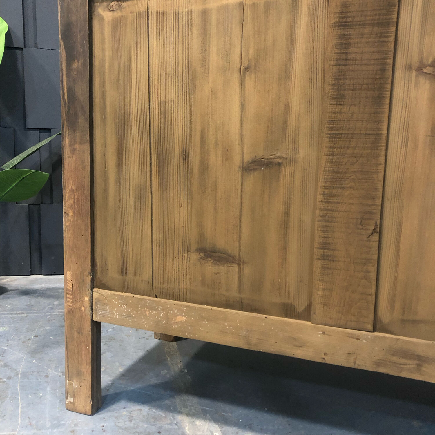 Enfilade wooden counter early twentieth century