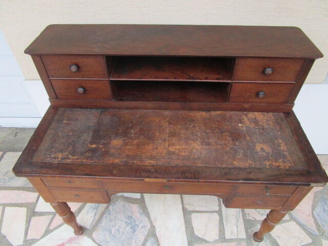 Old wooden desk