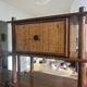 Modular rattan library Maugrion for Rochebobois
